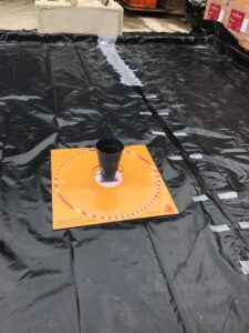 pressing scaled concrete