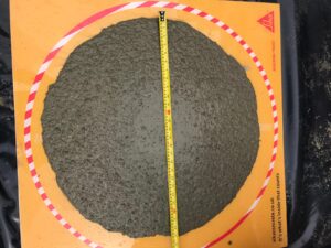 measuring concrete