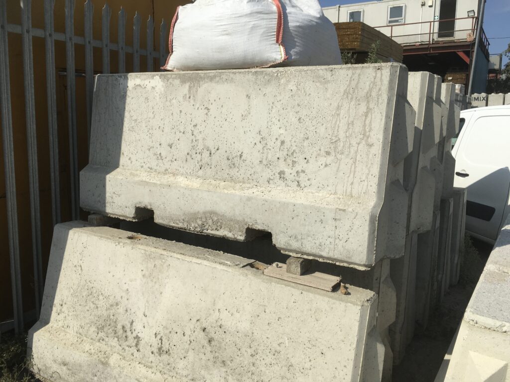 Concrete Jersey Barriers