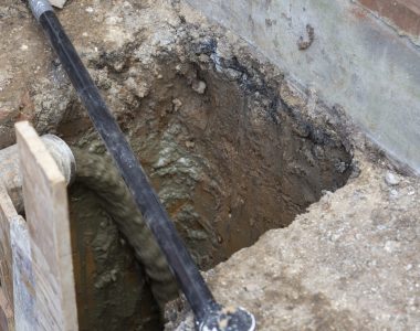 Concrete boom pumping