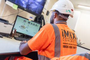 quality control with our concrete - in the testing lab at our batching plant